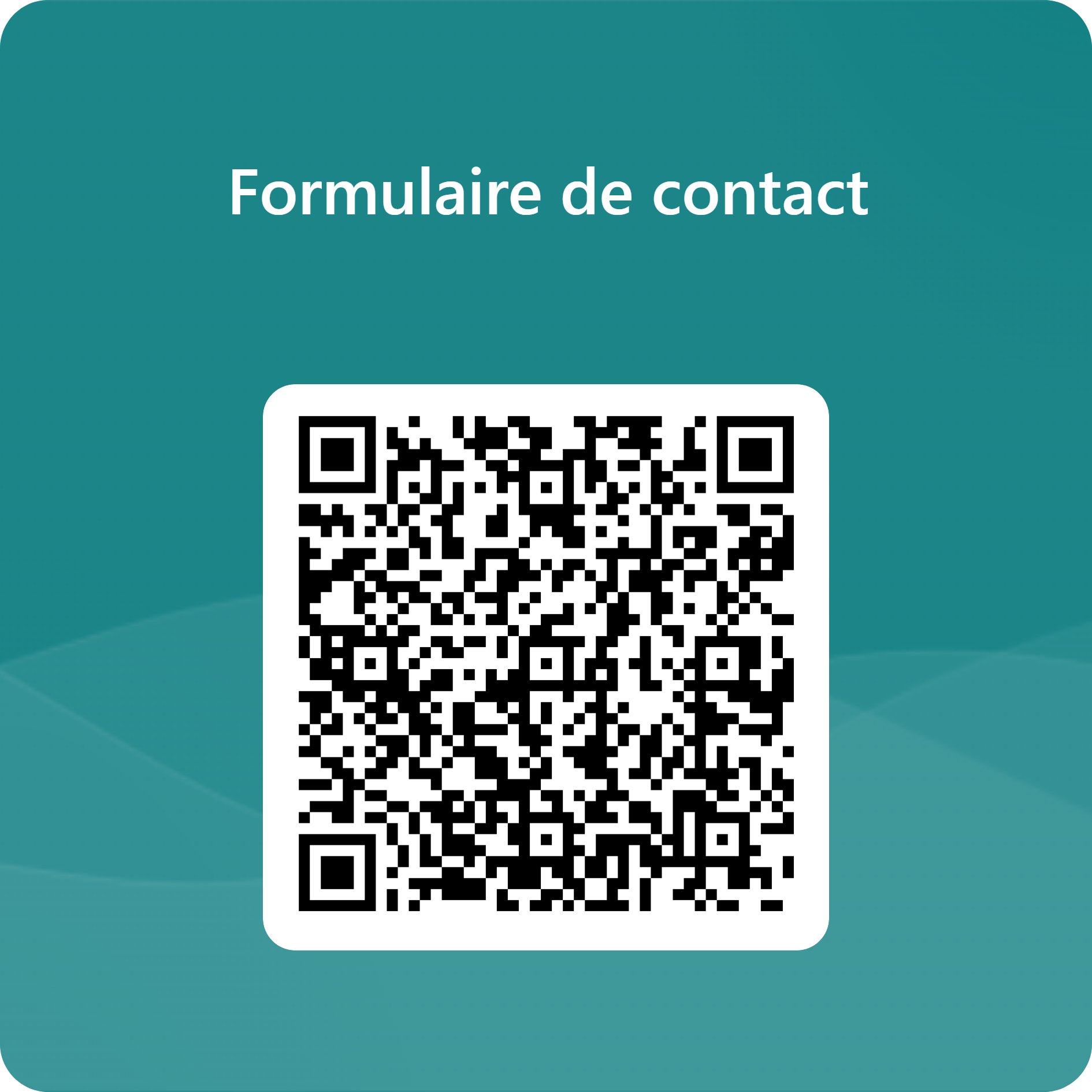 QRCode pour Formulaire de contact